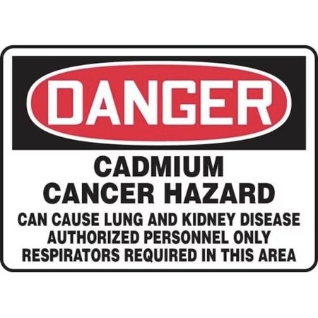 Accuform SAFETY SIGN 10 in X 14 in ALUMALITE UNIT MCAW111XL